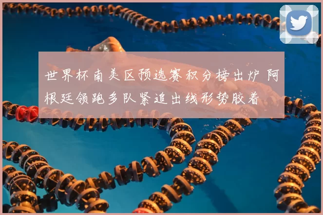 世界杯南美区预选赛积分榜出炉 阿根廷领跑多队紧追出线形势胶着