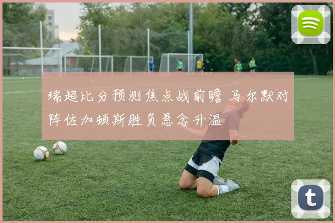 瑞超比分预测焦点战前瞻 马尔默对阵佐加顿斯胜负悬念升温